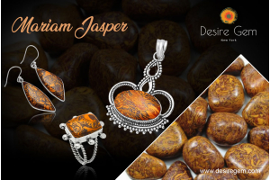 Natural Mariam/Miriam Jasper Calligraphy Stone Gemstone Wholesale 925 Sterling Silver Jewelry by Desiregem