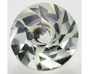 Natural Prasiolite (Green Amethyst) Round Shape Loose Gemstone DG161GA, 12X12x7.7 mm