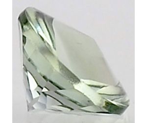 Natural Prasiolite (Green Amethyst) Round Shape Loose Gemstone DG162GA, 10X10x6.7 mm