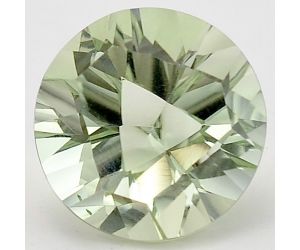 Natural Prasiolite (Green Amethyst) Round Shape Loose Gemstone DG164GA, 12X12x7.7 mm