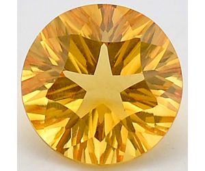 Natural Citrine Round Shape Loose Gemstone DG178CT, 10X10x7 mm