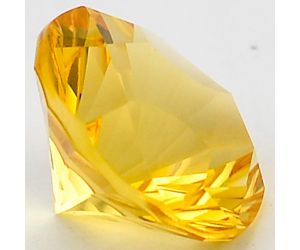 Natural Citrine Round Shape Loose Gemstone DG181CT, 12X12x8 mm