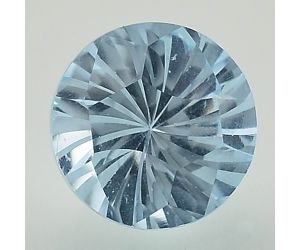 Natural Sky Blue Topaz Round Shape Loose Gemstone DG182SY, 10X10x6.3 mm