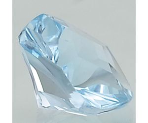 Natural Sky Blue Topaz Cushion Shape Loose Gemstone DG186SY, 10X10x7 mm