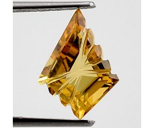 Natural Citrine Fancy Shape Loose Gemstone DG341CT, 10X14x7 mm
