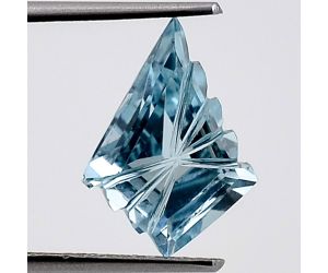 Natural Sky Blue Topaz Fancy Shape Loose Gemstone DG341SY, 10X14x7 mm