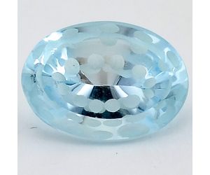 Natural Sky Blue Topaz Oval Shape Loose Gemstone DG343SY, 10X14x7 mm