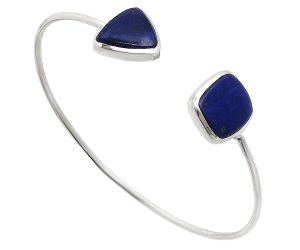 Lapis Lazuli Cuff Bangle Bracelet EXB01069 B-1004, 12x15 mm