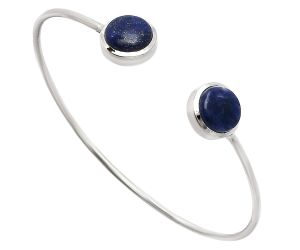 Lapis Lazuli Cuff Bangle Bracelet EXB01071 B-1004, 10x10 mm