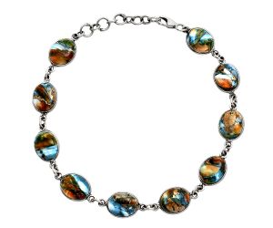 Spiny Oyster Turquoise Bracelet EXB01244 B-1001, 8x10 mm