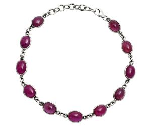 Ruby Glassfield Bracelet EXB01296 B-1001, 6x8 mm