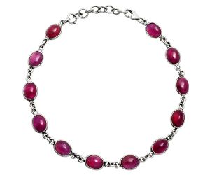 Ruby Glassfield Bracelet EXB01298 B-1001, 6x8 mm