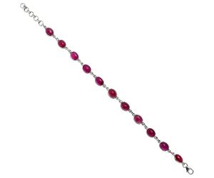 Ruby Glassfield Bracelet EXB01299 B-1001, 6x8 mm