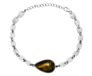 Tiger Eye Bracelet EXB01569 B-1044, 14x20 mm