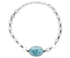 Larimar (Dominican Republic) Bracelet EXB01591 B-1044, 13x18 mm