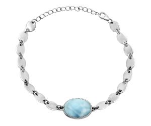 Larimar (Dominican Republic) Bracelet EXB01593 B-1044, 13x17 mm