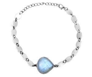 Rainbow Moonstone Bracelet EXB01598 B-1044, 16x17 mm