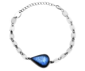 Blue Fire Labradorite Bracelet EXB01599 B-1044, 15x21 mm