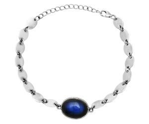 Blue Fire Labradorite Bracelet EXB01604 B-1044, 12x16 mm