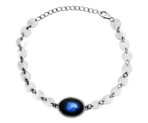 Blue Fire Labradorite Bracelet EXB01638 B-1044, 12x16 mm