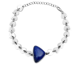 Heart - Lapis Lazuli Bracelet EXB01639 B-1044, 14x20 mm