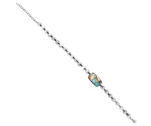 Heart - Spiny Oyster Turquoise Bracelet EXB01644 B-1044, 12x21 mm