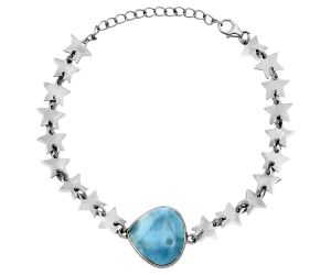 Star - Larimar (Dominican Republic) Bracelet EXB01670 B-1044, 16x16 mm