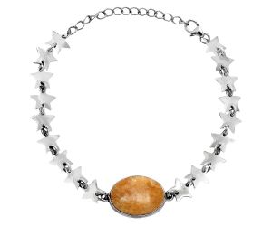 Star - Orange Aventurine Bracelet EXB01680 B-1044, 13x18 mm