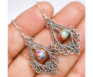 Ethiopian Opal Earrings EXE01097 E-1075, 6x6 mm