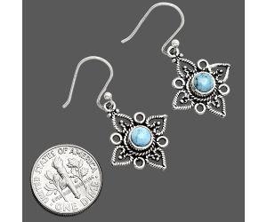 Sleeping Beauty Turquoise Earrings EXE01164 E-1250, 5x5 mm