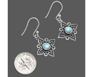 Sleeping Beauty Turquoise Earrings EXE01165 E-1250, 5x5 mm