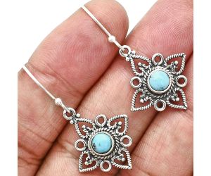 Sleeping Beauty Turquoise Earrings EXE01167 E-1250, 5x5 mm