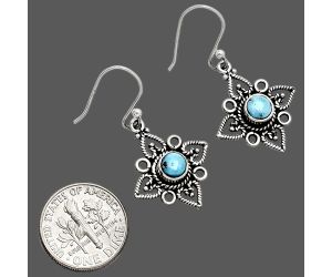 Sleeping Beauty Turquoise Earrings EXE01167 E-1250, 5x5 mm