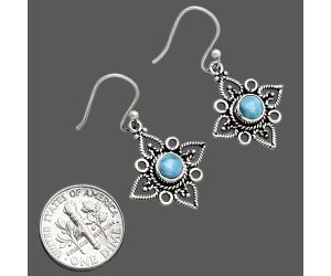 Sleeping Beauty Turquoise Earrings EXE01170 E-1250, 5x5 mm