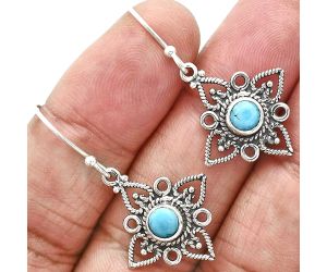 Sleeping Beauty Turquoise Earrings EXE01171 E-1250, 5x5 mm