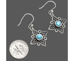 Sleeping Beauty Turquoise Earrings EXE01171 E-1250, 5x5 mm