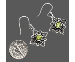 Peridot Earrings EXE01189 E-1250, 5x5 mm