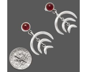 Ruby Glassfield Earrings EXE01304 E-1249, 6x6 mm