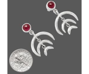 Ruby Glassfield Earrings EXE01308 E-1249, 6x6 mm