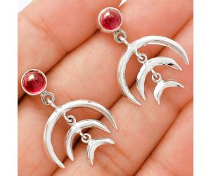 Ruby Glassfield Earrings EXE01310 E-1249, 6x6 mm