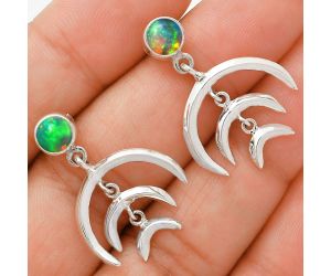 Ethiopian Opal Earrings EXE01372 E-1249, 6x6 mm