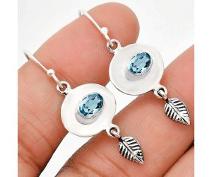 Sky Blue Topaz Earrings EXE01488 E-1230, 4x6 mm