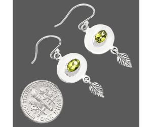 Peridot Earrings EXE01494 E-1230, 4x6 mm