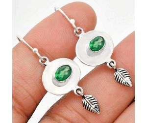 Green Onyx Earrings EXE01512 E-1230, 4x6 mm