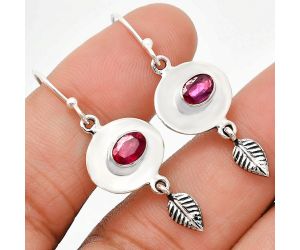 Ruby Glassfield Earrings EXE01601 E-1230, 4x6 mm