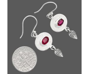 Ruby Glassfield Earrings EXE01601 E-1230, 4x6 mm