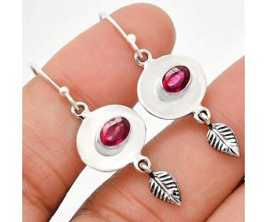 Ruby Glassfield Earrings EXE01602 E-1230, 4x6 mm