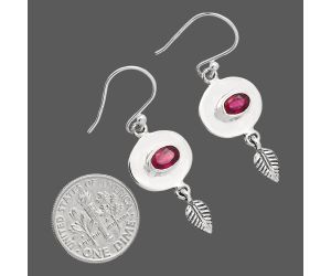 Ruby Glassfield Earrings EXE01602 E-1230, 4x6 mm