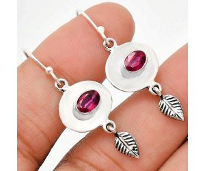 Ruby Glassfield Earrings EXE01604 E-1230, 4x6 mm