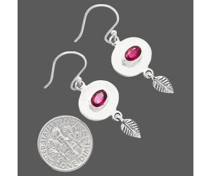 Ruby Glassfield Earrings EXE01604 E-1230, 4x6 mm